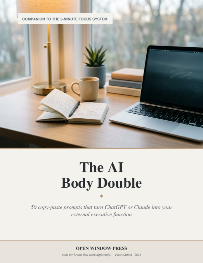 The AI Body Double prompt pack cover