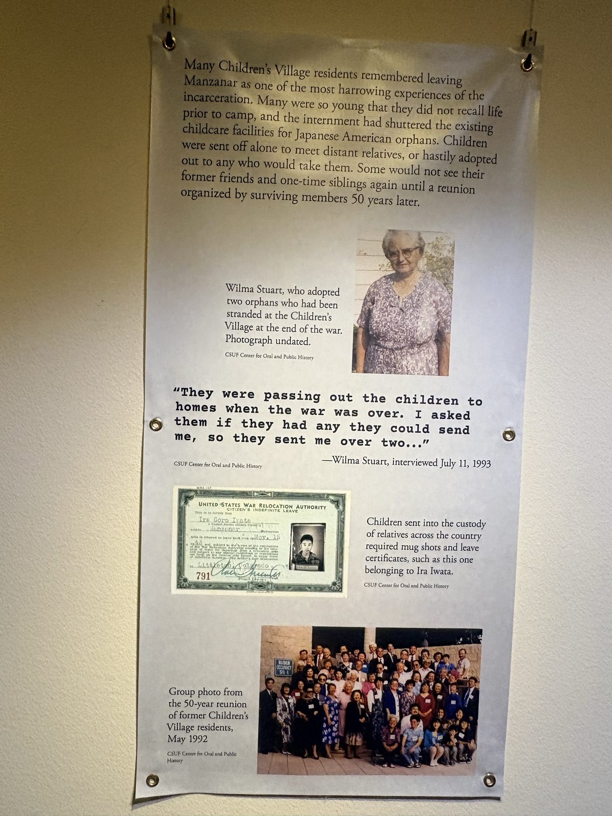 Japanese Internment Memorial · California